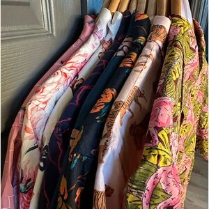 Bonobos Men’s Short Sleeve Button Up Shirts. Lot of 8. Medium. Slim fit.